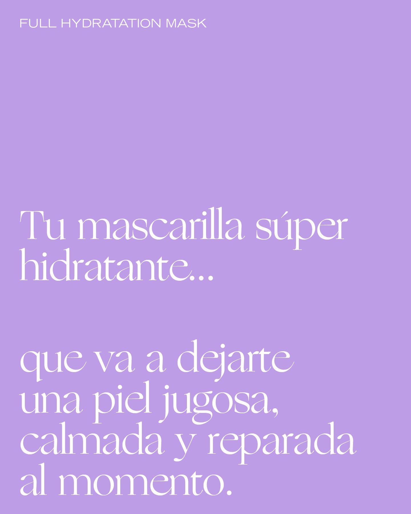 MASCARILLA HIDRATACIÓN